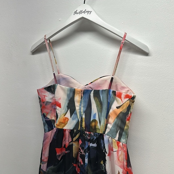 Corey Lynn Calter Daybreak Dress Sleeveless Floral Midi Anthropologie Size 2 - Picture 7 of 8